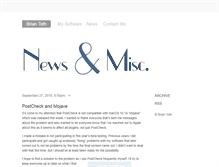 Tablet Screenshot of blog.briantoth.com